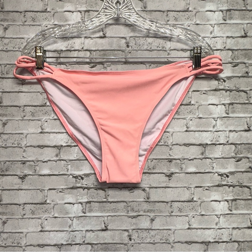 Reteron Size Xl Pink Strappy Bikini Swim Bottom Nwt New